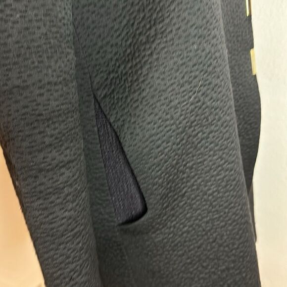 Ba&sh sz 1, M jacket black with gold details wool cotton  blend shoulder detail - Picture 4 of 9